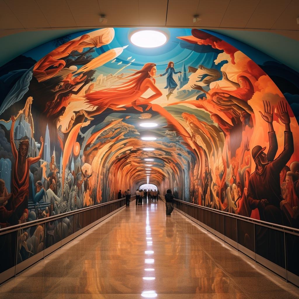 Denver Airport Murals Liaison Gallery